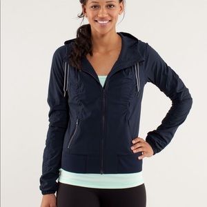 Lululemon Street To Studio Navy Jacket activewear size 6